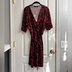 Faux Wrap Dress